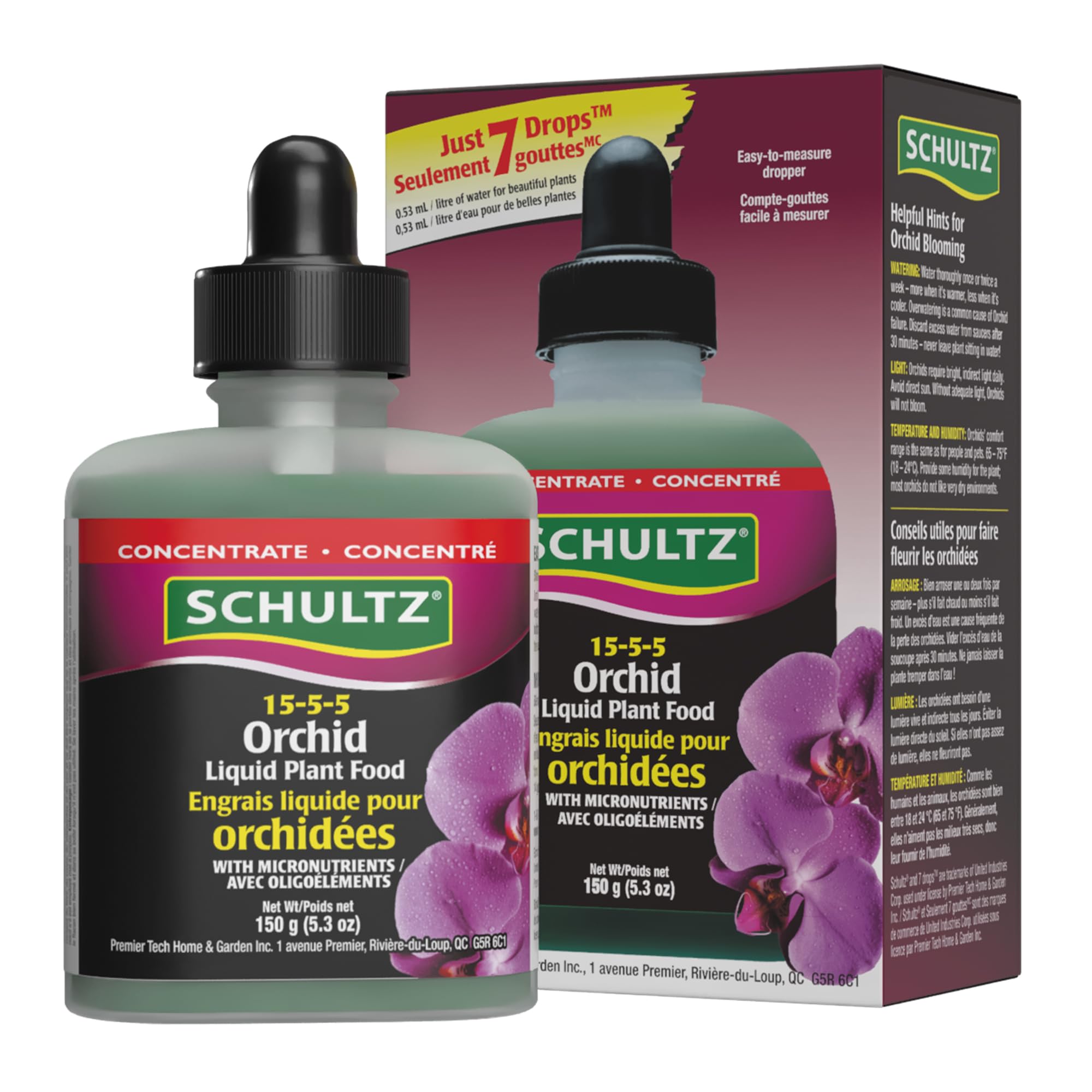 Schultz Orchid 15-5-5 Liquid Plant Food, 156 ml (5.3 fl. oz